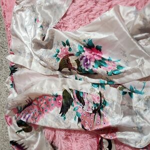 Women's White Japanese Style Robe